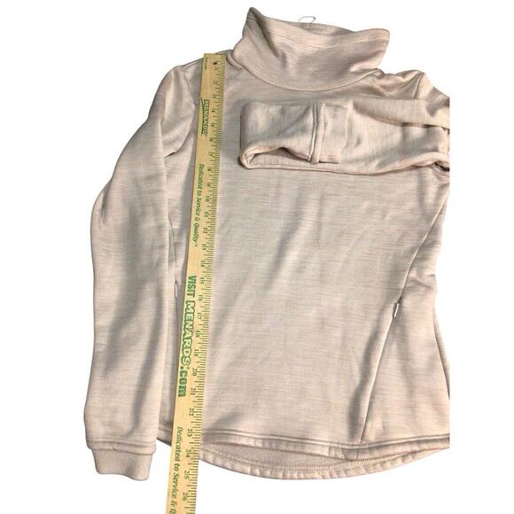 Spyder Active Women’s Pullover Sweater Drawstring Mock Neck Pockets Medium - Picture 7 of 7